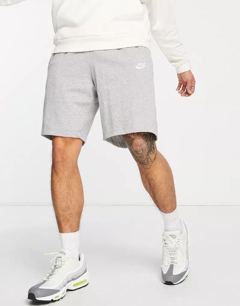 Серые клубные шорты Nike