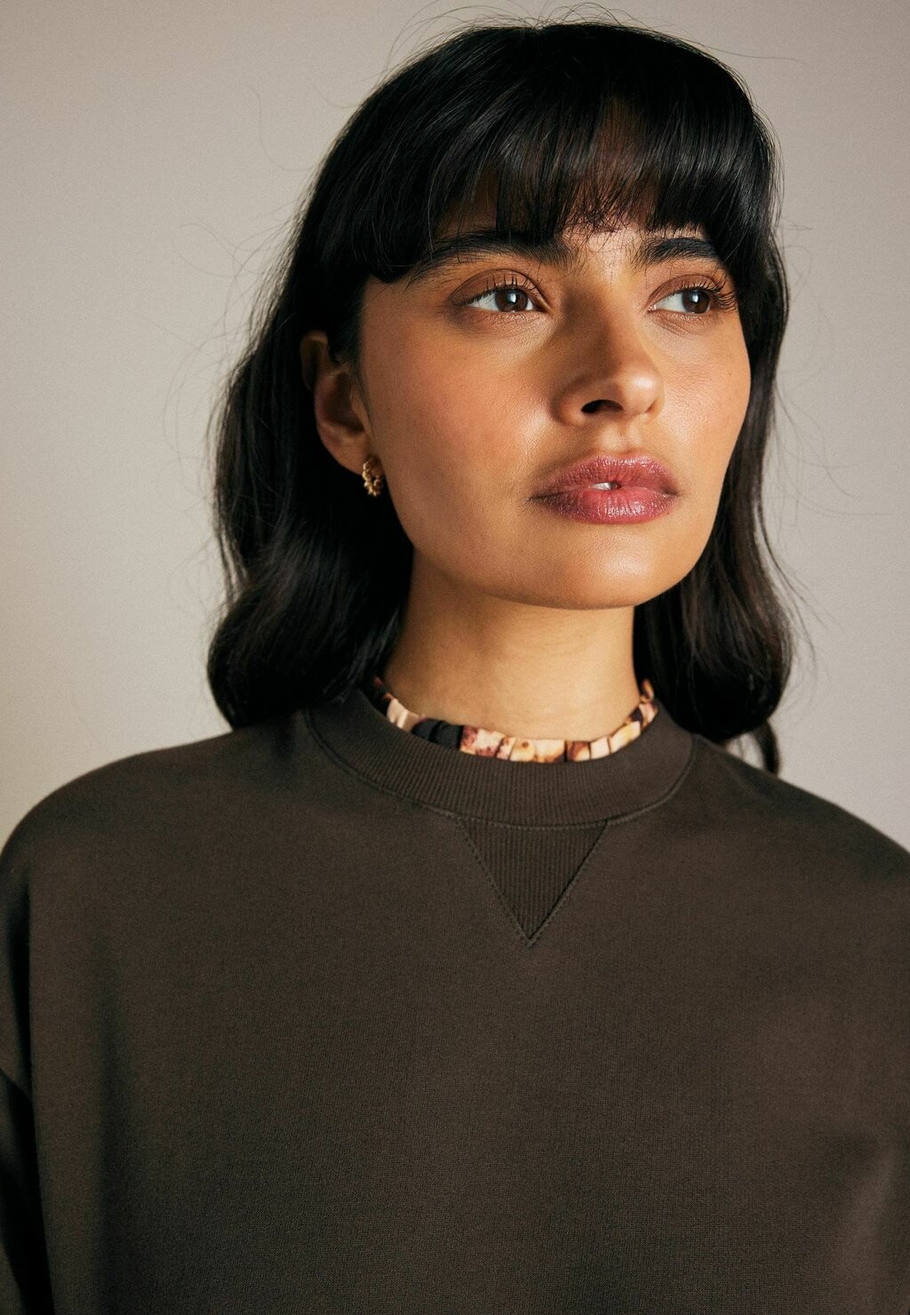 

Повседневное платье PRINTED LAYERED Next, коричневый