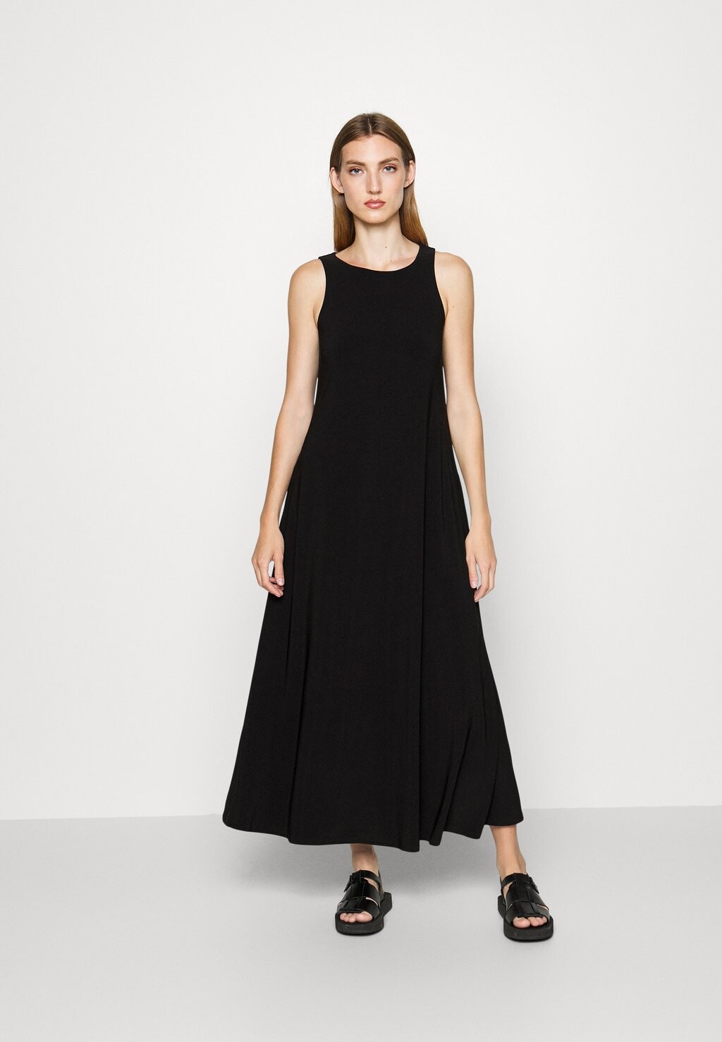 

Платье макси Max Mara Leisure, черный