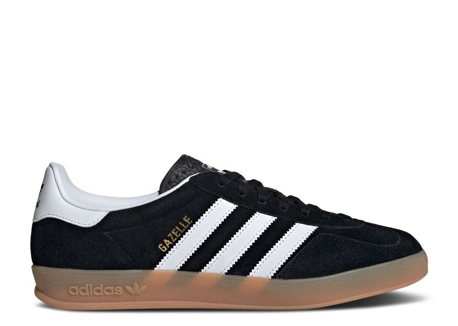 

Кроссовки adidas Gazelle Indoor, цвет Black White Gum