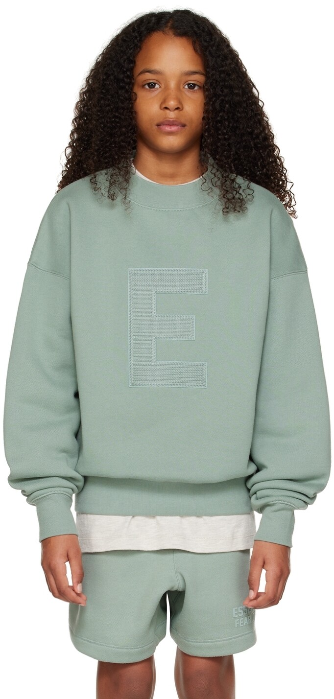 

Детская синяя толстовка E Fear of God ESSENTIALS