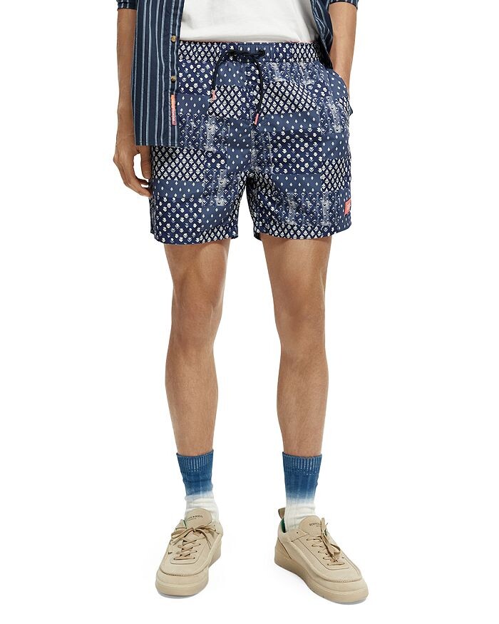 

Плавки с принтом в стиле пэчворк Scotch & Soda