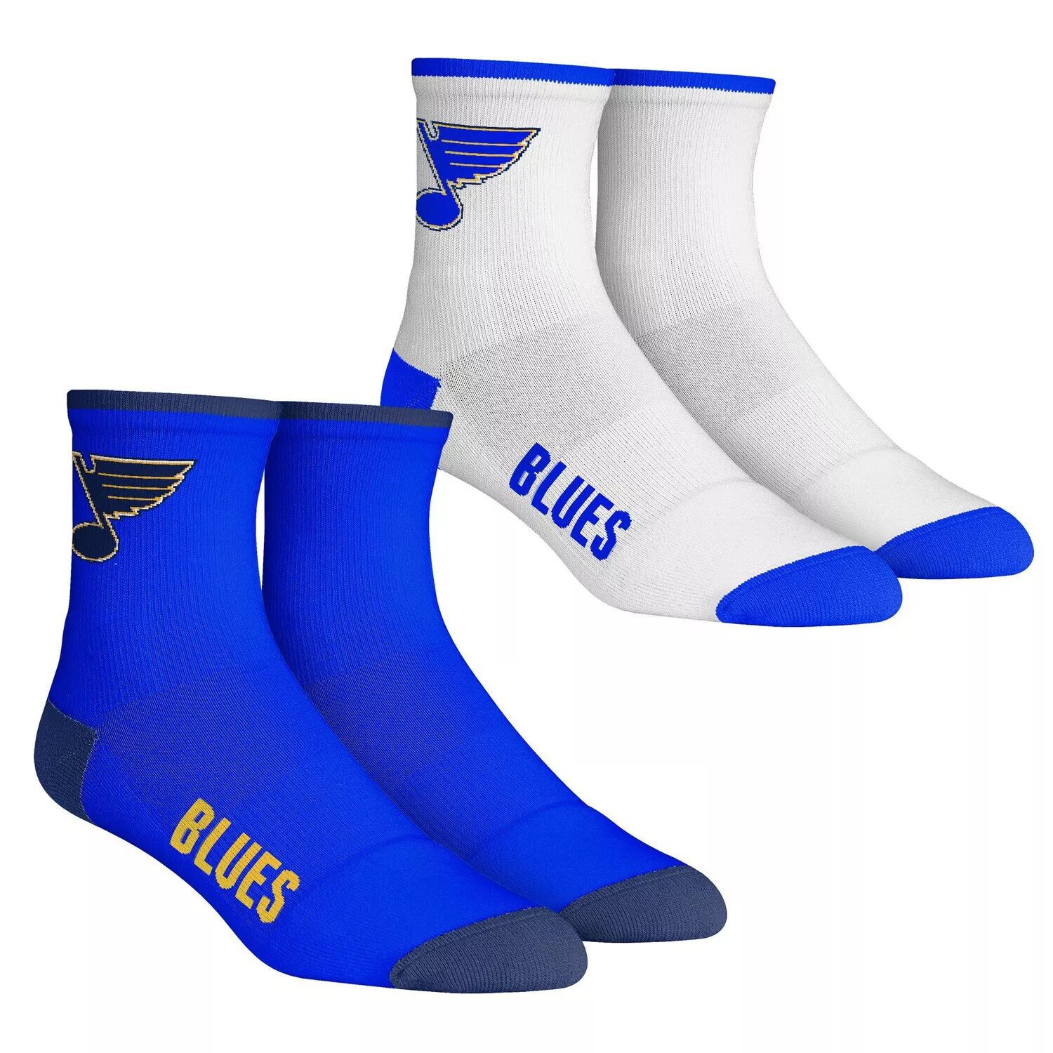 

Мужские носки Rock Em Socks St. Louis Blues Core Team, комплект из 2 носков длиной четверть длины