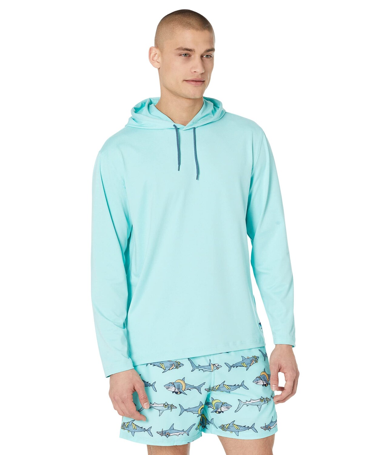 

Худи Hurley, H2O-Dri Modern Surf Onshore Poncho Long Sleeve, Синий