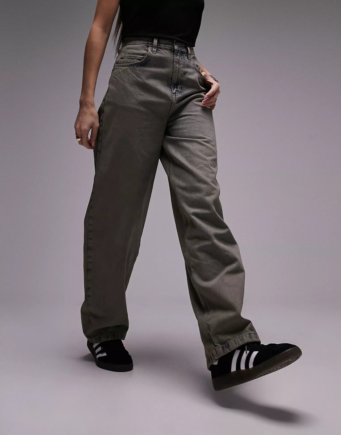 

Джинсы Topshop Baggy, серый