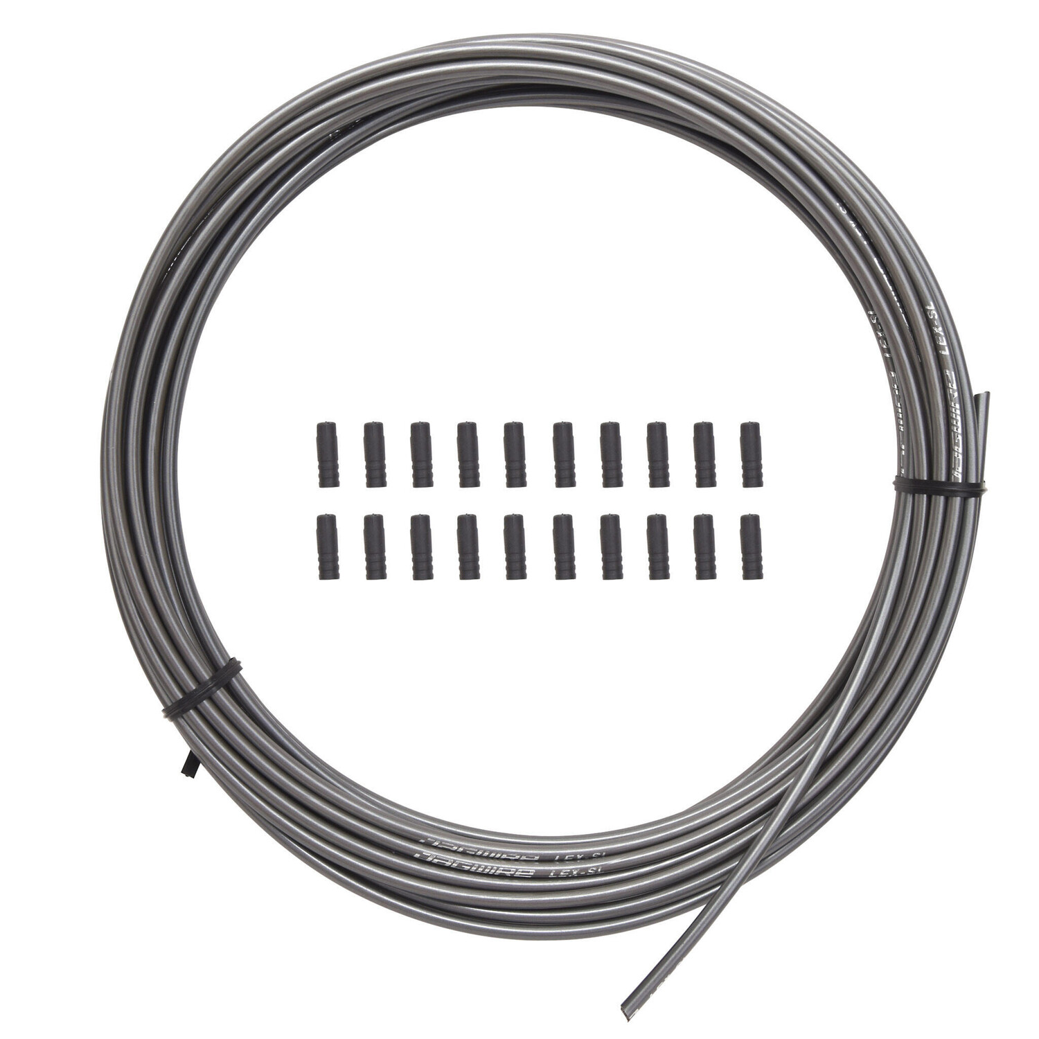 

Крышка переднего переключателя Jagwire Workshop 4mm LEX-SL Slick 10 м, серый / серый / серый