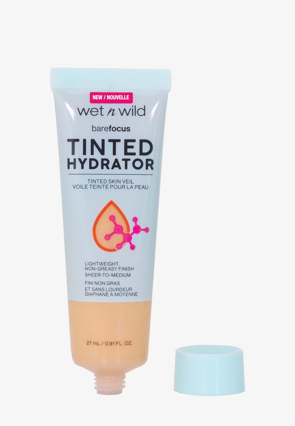 Цветные увлажняющие средства Bare Focus Tinted Hydrator Tinted Skin Veil WET N WILD, цвет light medium