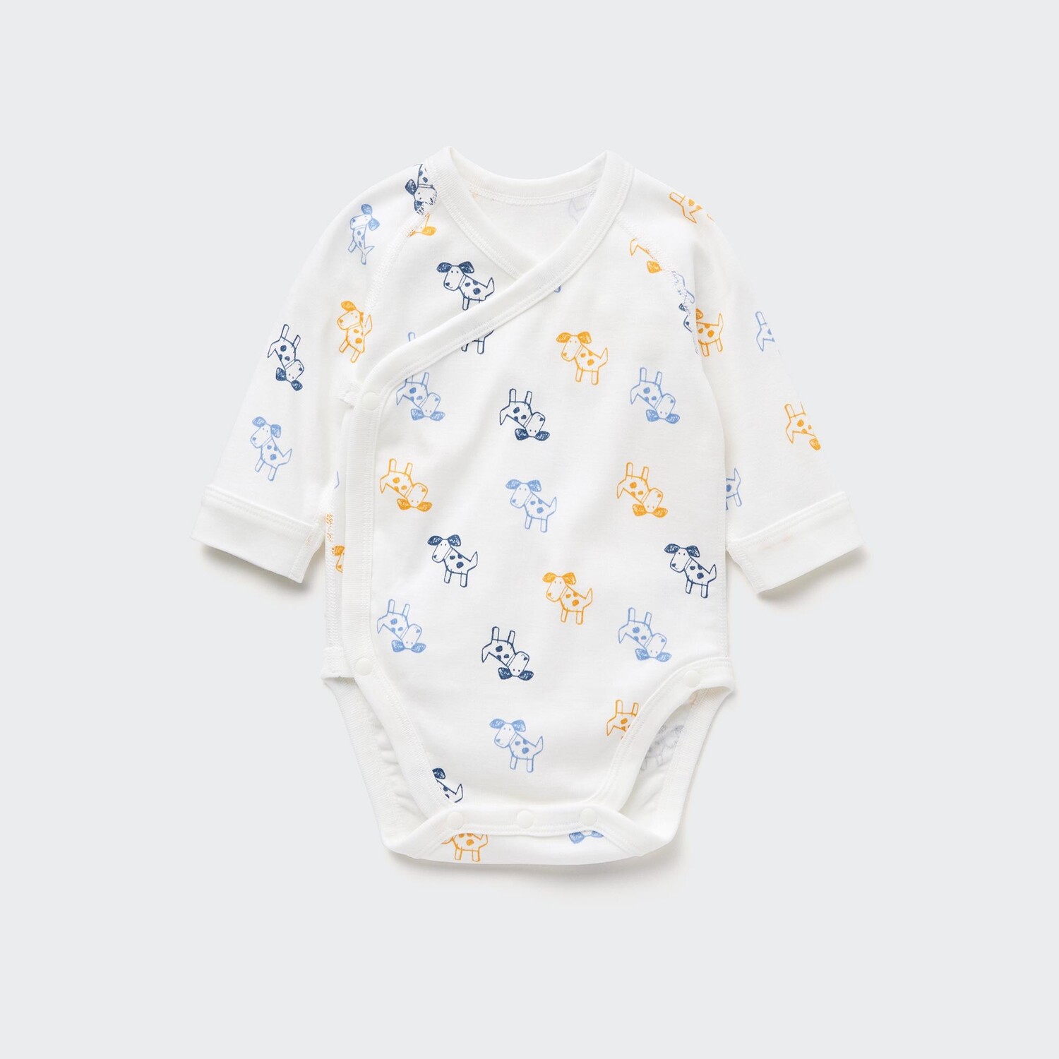 

Боди UNIQLO Joy of Print с длинными рукавами, белый
