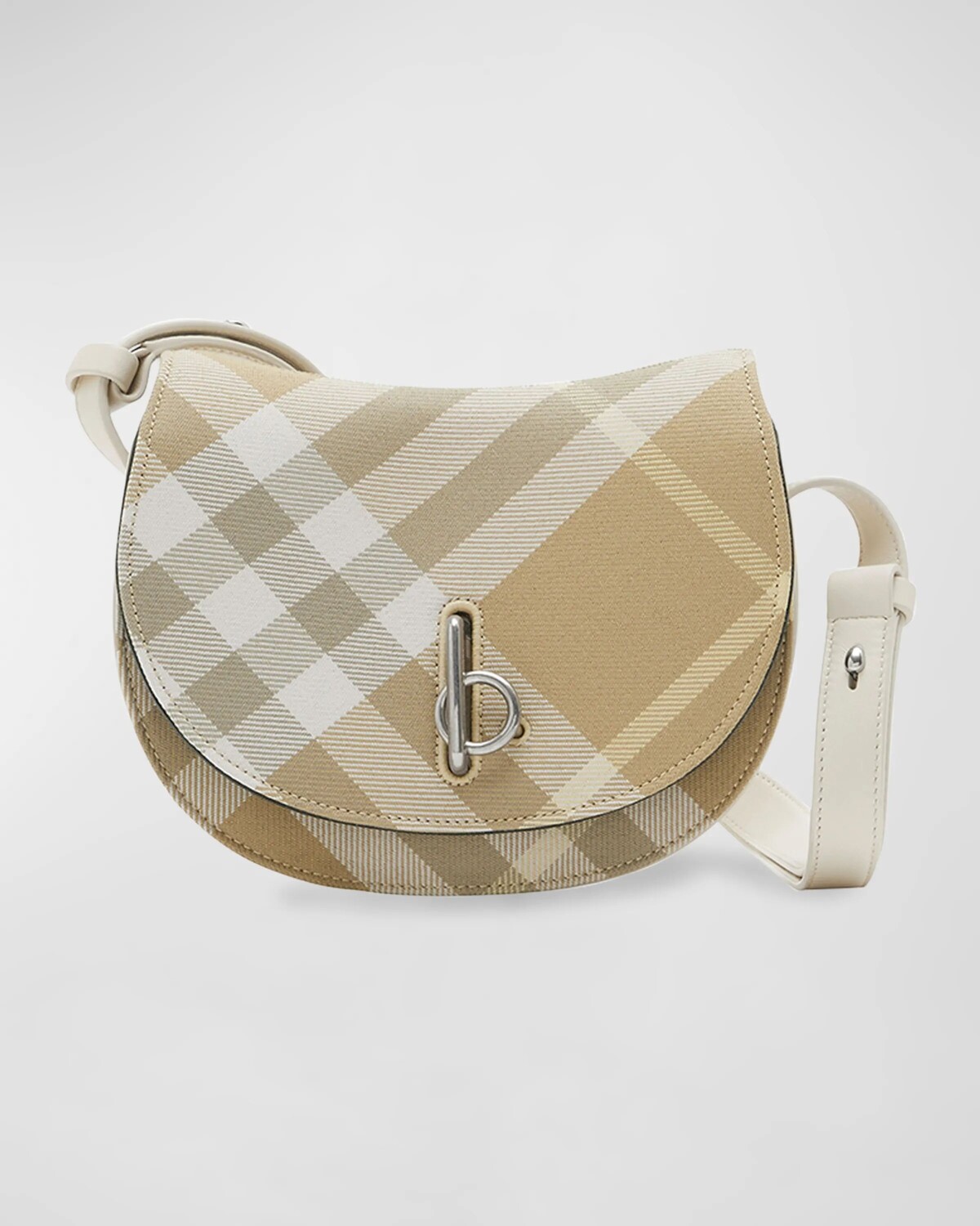 

Сумка через плечо в клетку Rocking Horse Burberry, цвет Flax