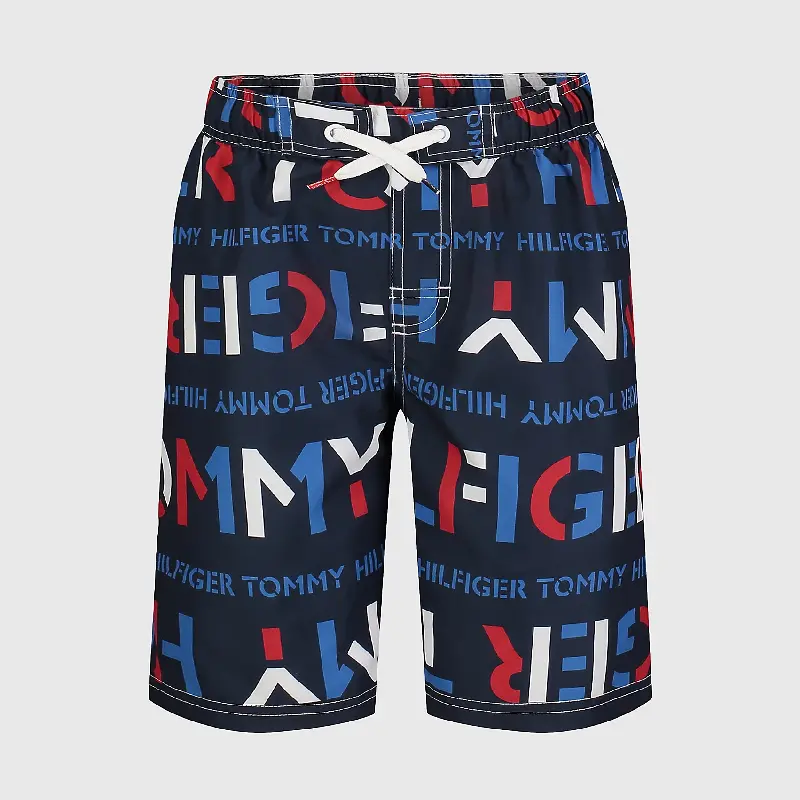 

Шорты для плавания Tommy Hilfiger Big Kids' Stencil, синий