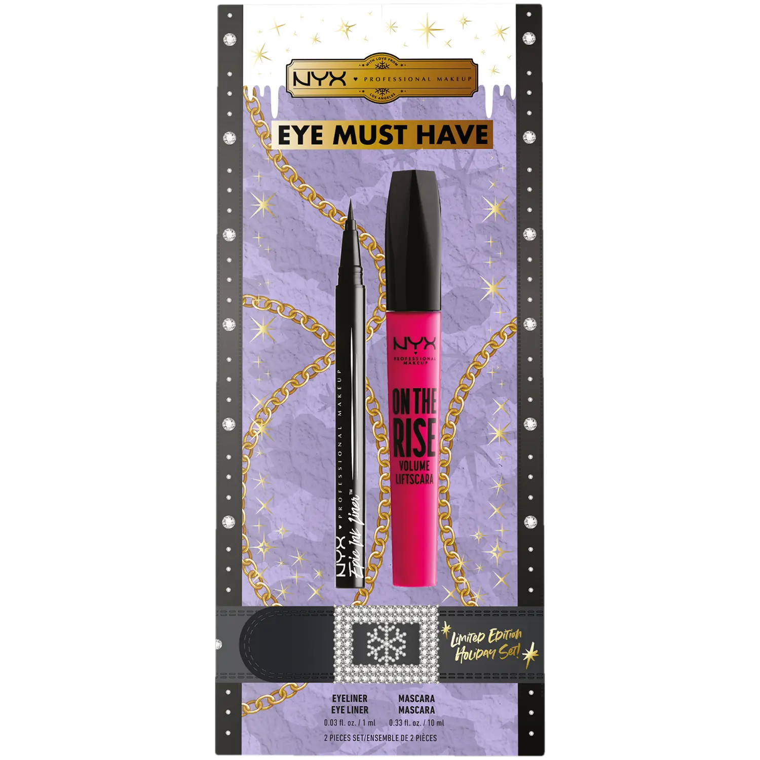 

NYX Professional Makeup Eye Must Have набор: тушь, 1 шт + подводка, 1 шт