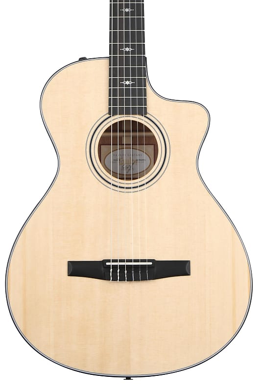 цена Электроакустическая гитара Taylor 312ce-N с нейлоновым покрытием из натуральной ситхинской ели (комплект из 2 шт.) C302001303800032093=2