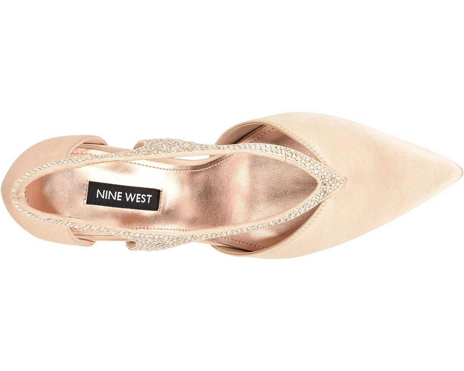 

Туфли на каблуках Fantasy 2 Nine West, нюдовый атлас