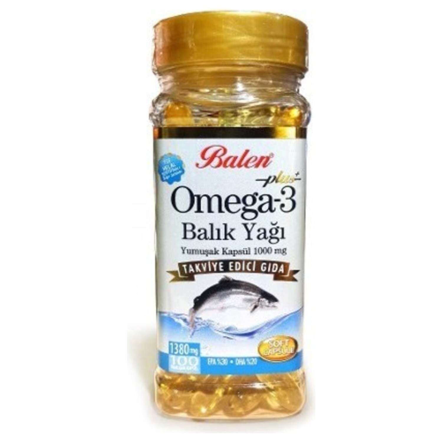 

Рыбий жир Balen Omega-3 1380мг 100 капсул