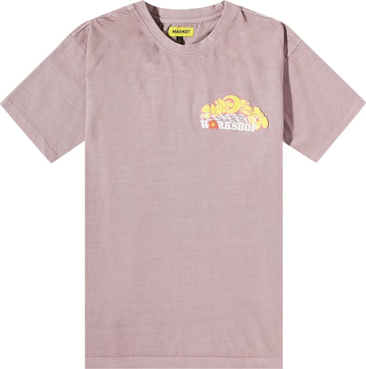 

Футболка Market Random Workshop Tee 'Orchid', розовый