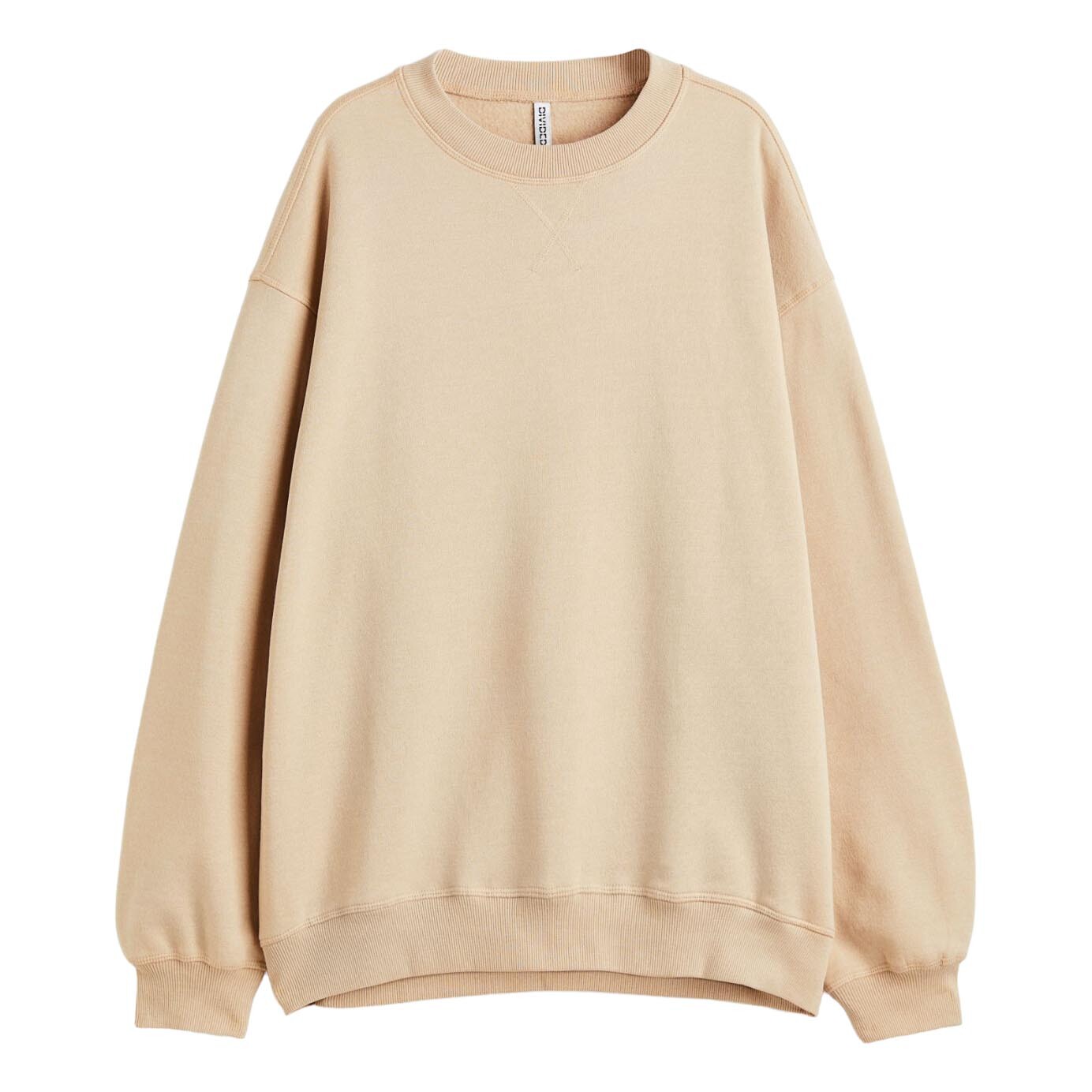 

Свитшот H&M Oversized, бежевый