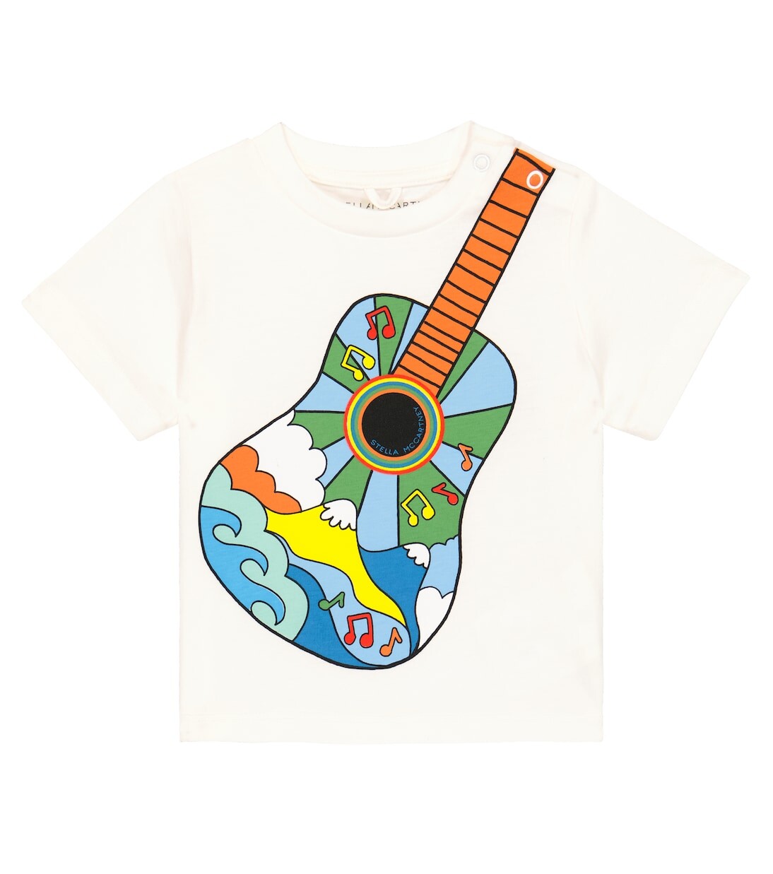 

Детская хлопковая футболка Stella Mccartney Kids, мультиколор