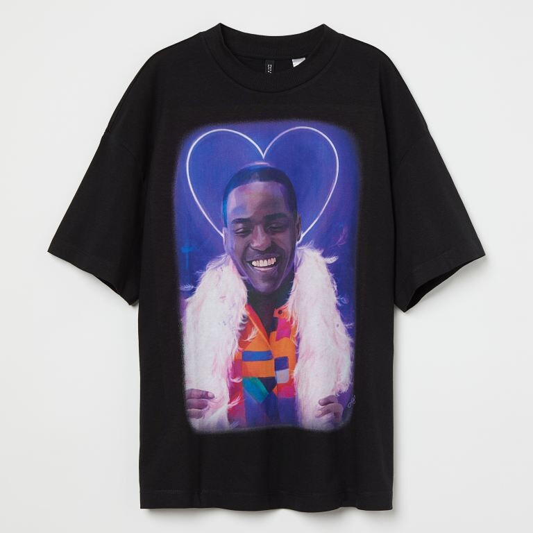 

Футболка H&M x Netflix Printed, черный