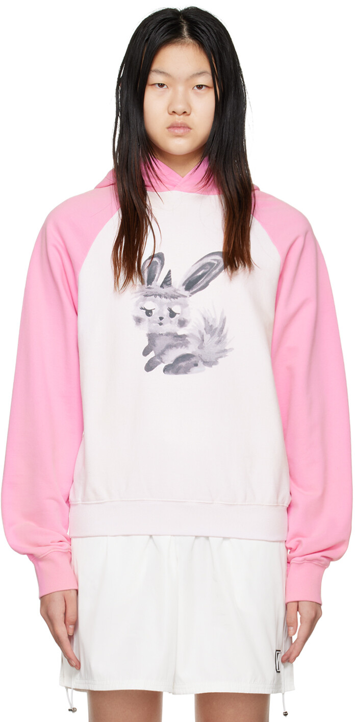 

Худи Off-White & Pink Rabbit We11done, Серый, Худи Off-White & Pink Rabbit We11done