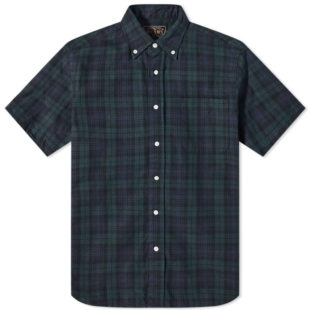

Рубашка Beams Plus Short Sleeve Indigo Black Watch Shirt