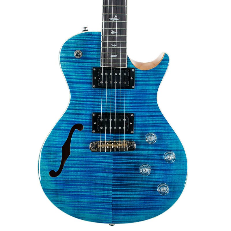 

Полуакустическая электрогитара PRS SE Zach Myers, синий Майерс PRS SE Zach Myers Semi-Hollow Electric Guitar, Myers