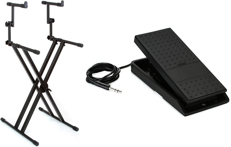 

Gator Frameworks GFW-KEY-5100X Deluxe Двухуровневая подставка для клавиатуры X-Style в комплекте с педалью громкости/экспрессии Yamaha FC7 Yamaha + Gator Frameworks FC7=1 GFW-KEY-5100X=1