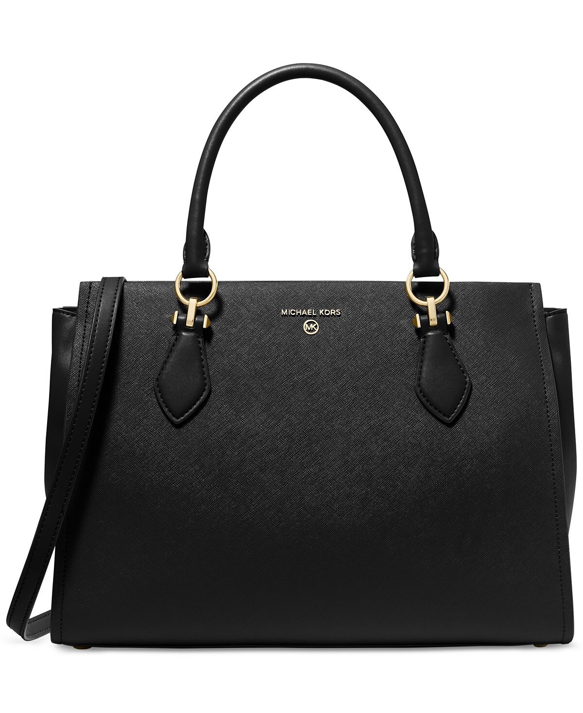 

Кожаная большая сумка marilyn Michael Kors, черный