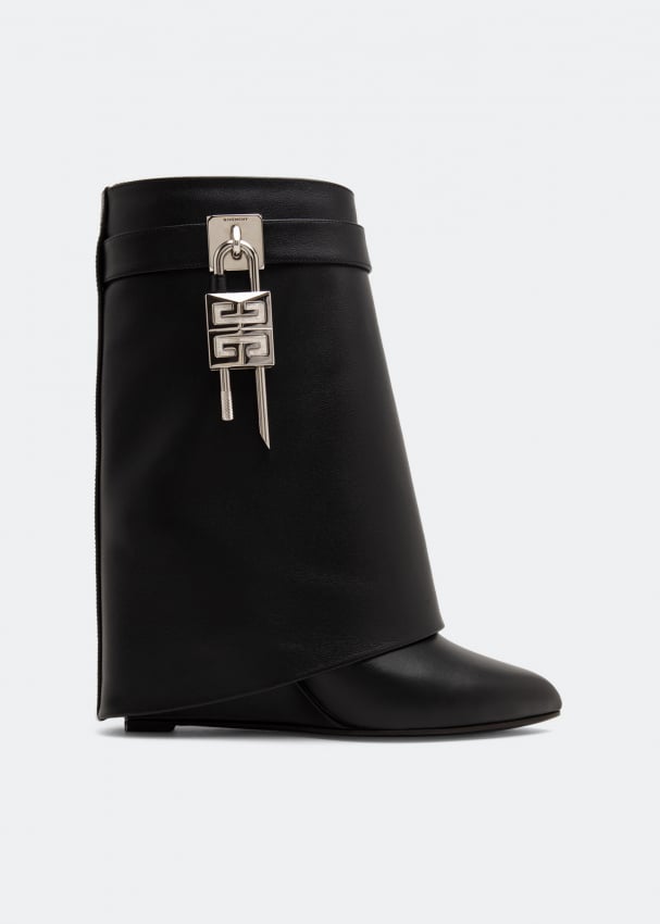 Ботинки GIVENCHY Shark Lock ankle boots, черный – заказать из-за рубежа в«CDEK.Shopping»