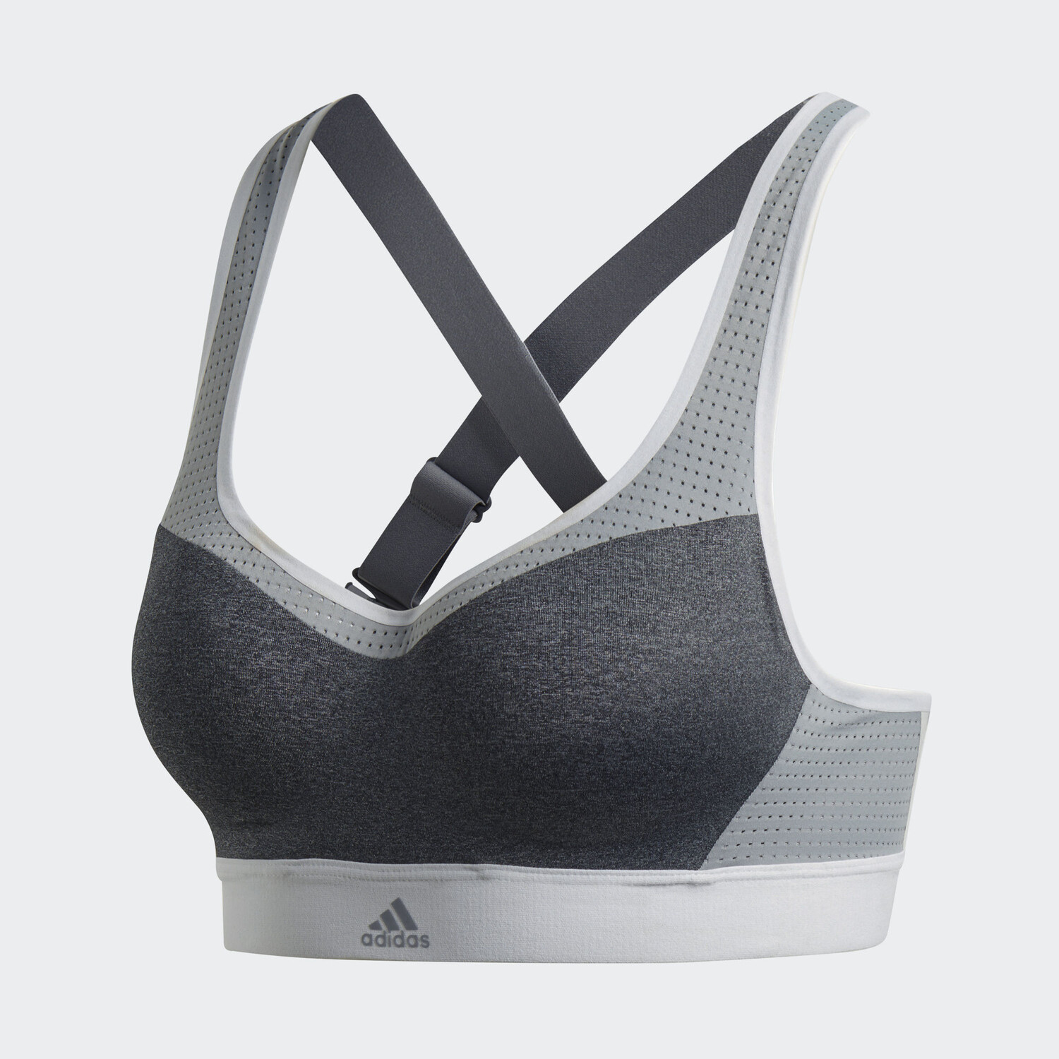 

Спортивный бюстгальтер Adidas Performance STRNGR, серый