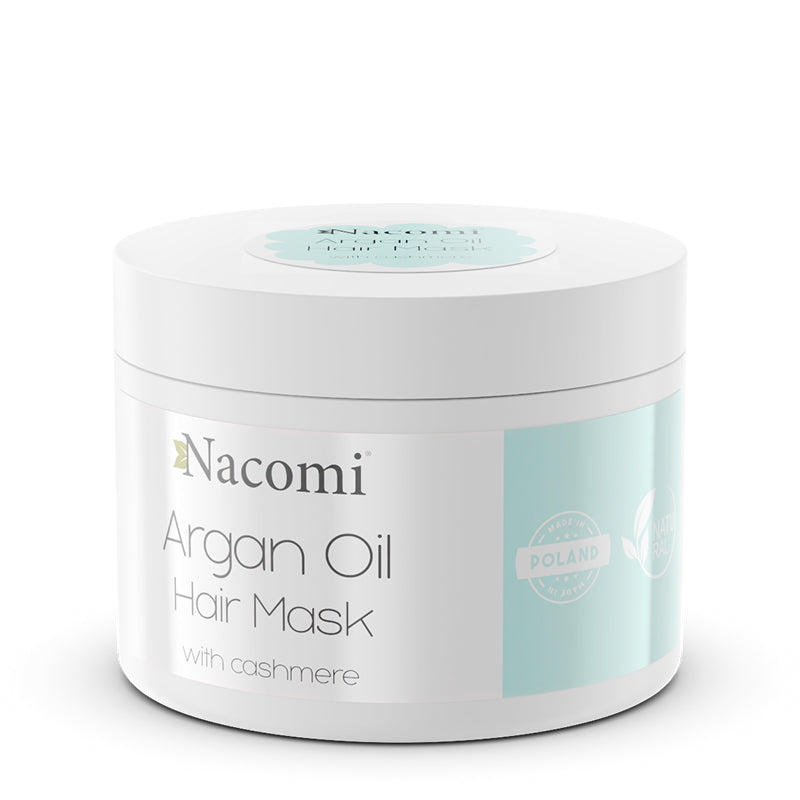 Nacomi Argan Oil Hair Mask Маска для волос с аргановым маслом и протеинами кашемира 200мл маска для сухих и ломких волос morfose milk therapy creamy milk mask 250 мл