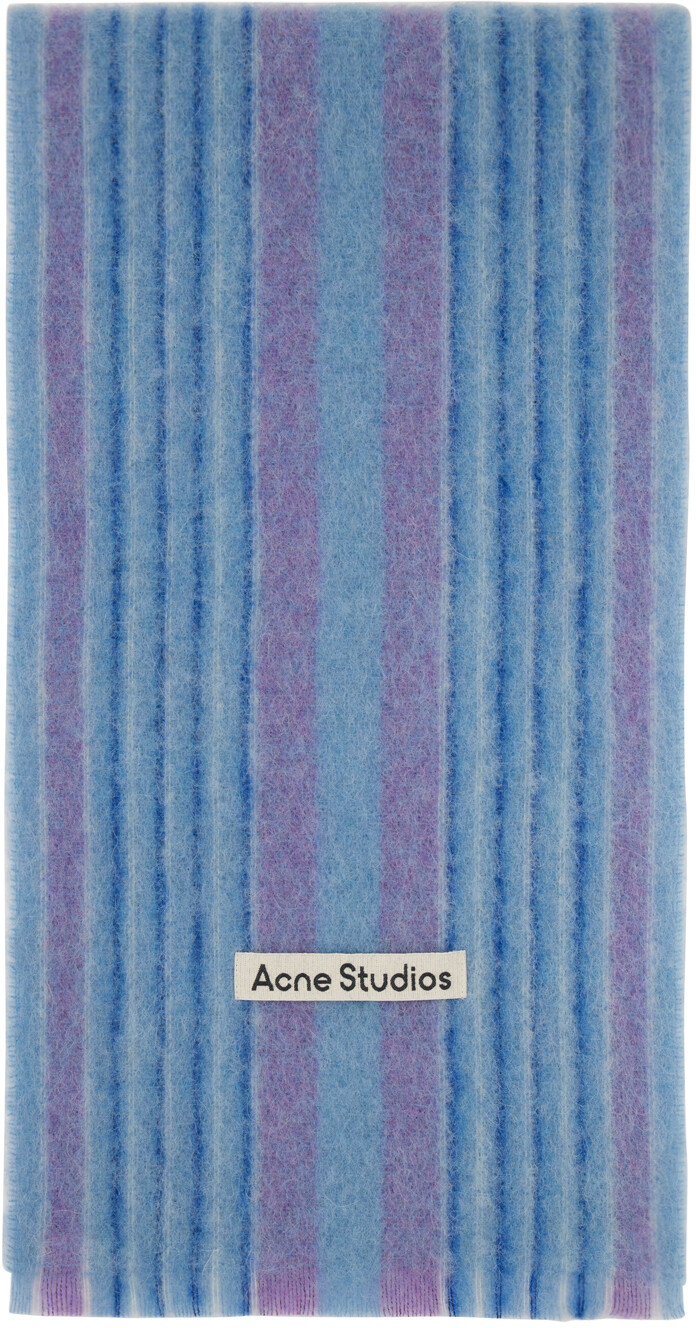 

Шарф в синюю полоску Acne Studios
