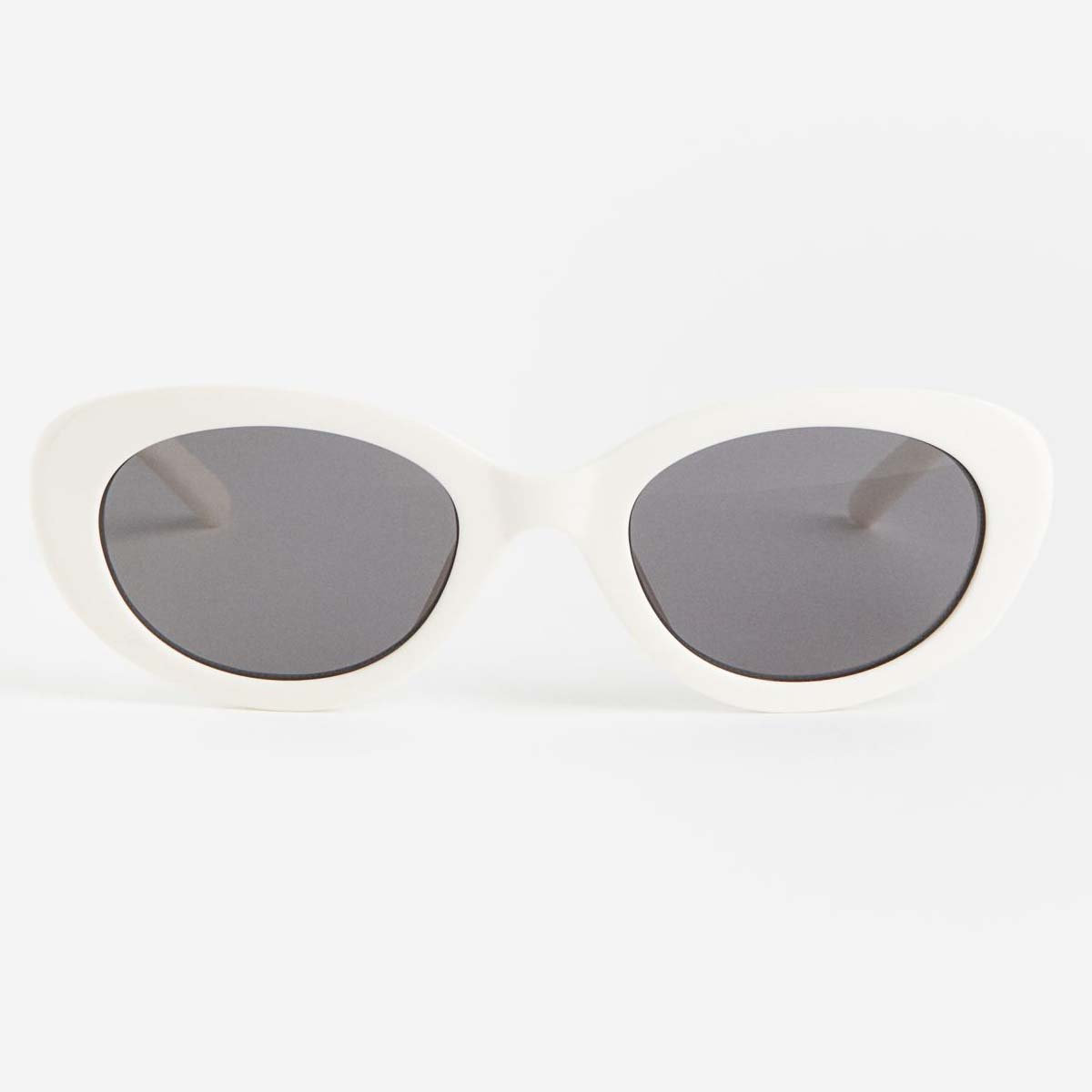 Солнцезащитные очки H&M Oval, кремовый солнцезащитные очки 98758181240 овальные складные с защитой от уф для женщин розовый