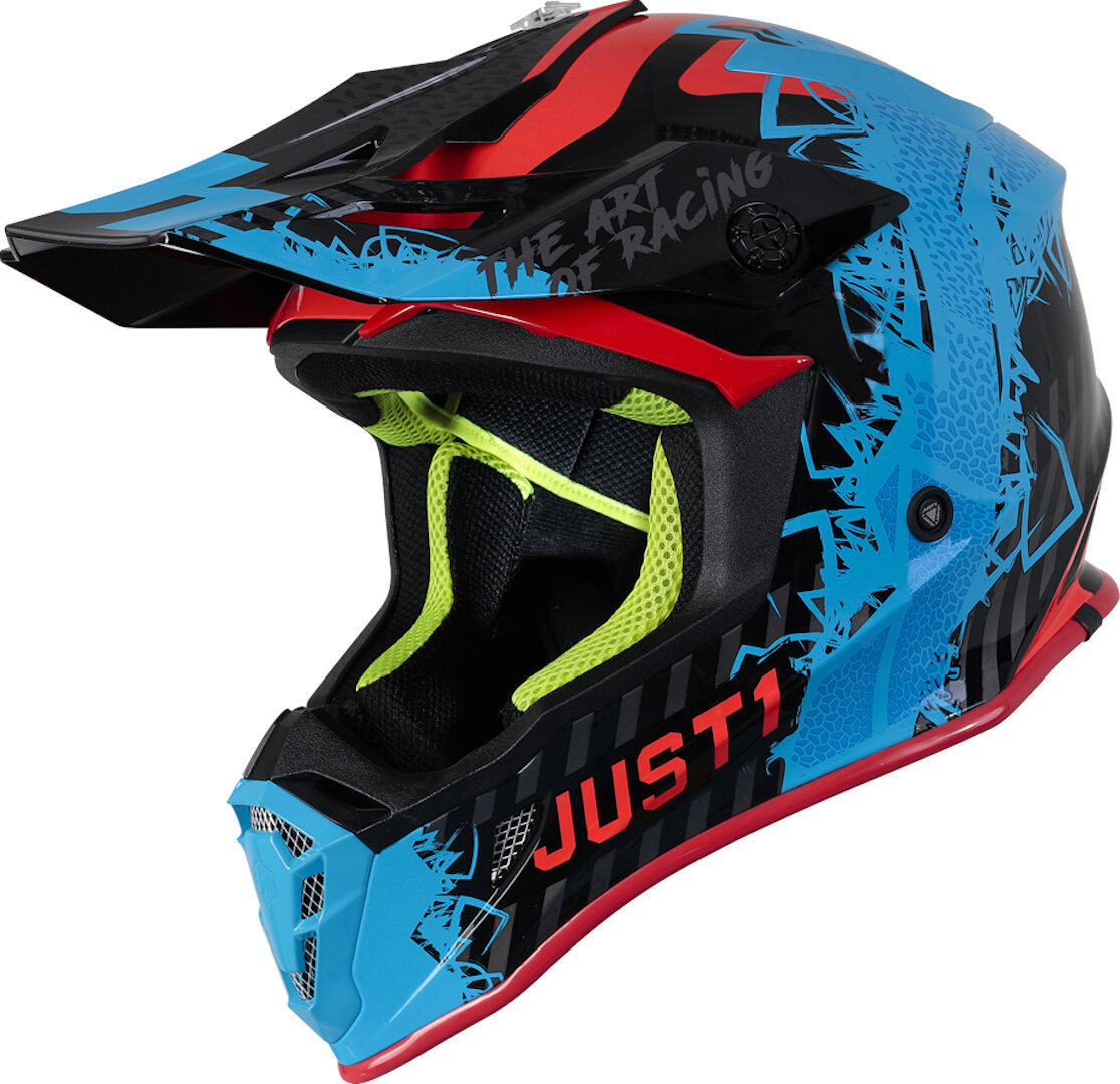 Шлем Just1 J38 Mask для мотокросса, сине-черный