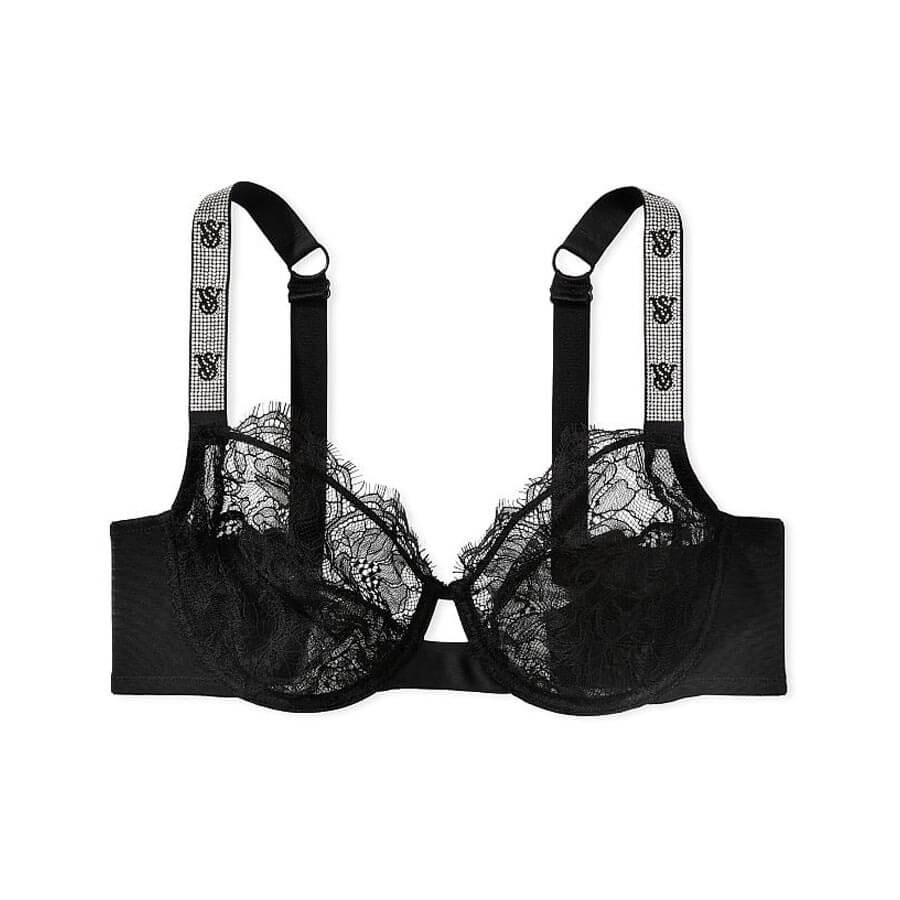 

Бюстгальтер Victoria's Secret Very Sexy The Fabulous by Full-Cup Shine Strap, черный