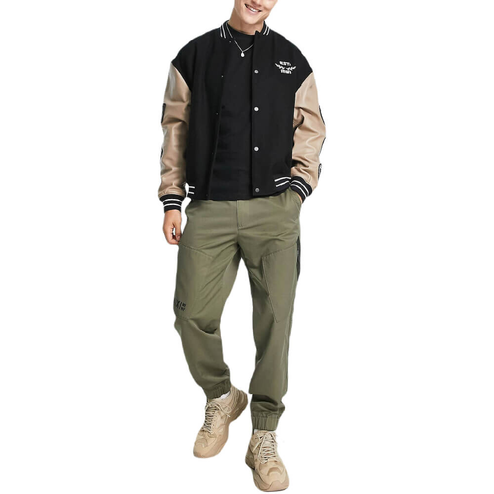 

Брюки Armani Exchange Zip Pocket Cargo, хаки