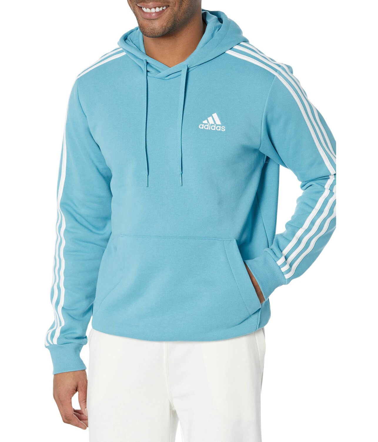 

Худи adidas, Essentials Fleece 3-Stripes Pullover Hoodie
