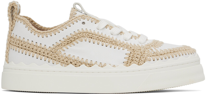 

Белые кроссовки Lauren Chloé, Белый, Белые кроссовки Lauren Chloé