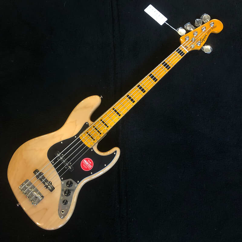 

Squier Classic Vibe '70s Jazz Bass V MN Natural #ICSA21025221 10 фунтов, 4 унции