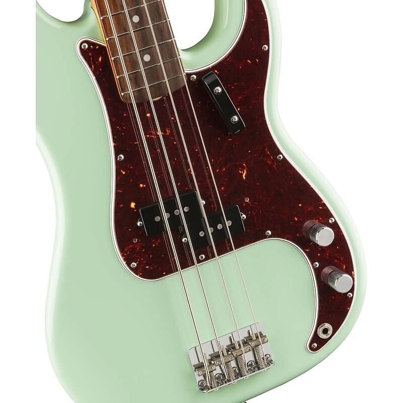 

Бас-гитара Fender American Original '60s Precision Bass — Surf Green FENDER AM ORIG 60S P BASS RW SFG