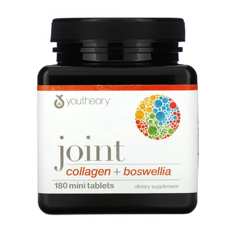 Коллаген + босвеллия Youtheory Joint, 180 таблеток williams nutrition joint advantage gold 5x биоактивная куркума 180 таблеток