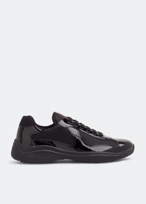 

Кроссовки PRADA New America's Cup sneakers, черный