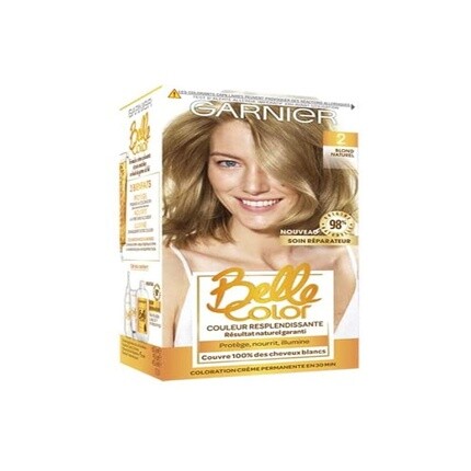 

02 Natural Blonde - Перманентная краска для волос Belle Color, Garnier