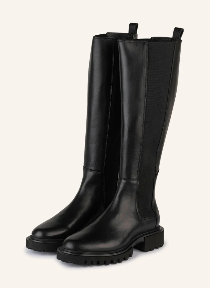 

Сапоги мэве Allsaints, черный