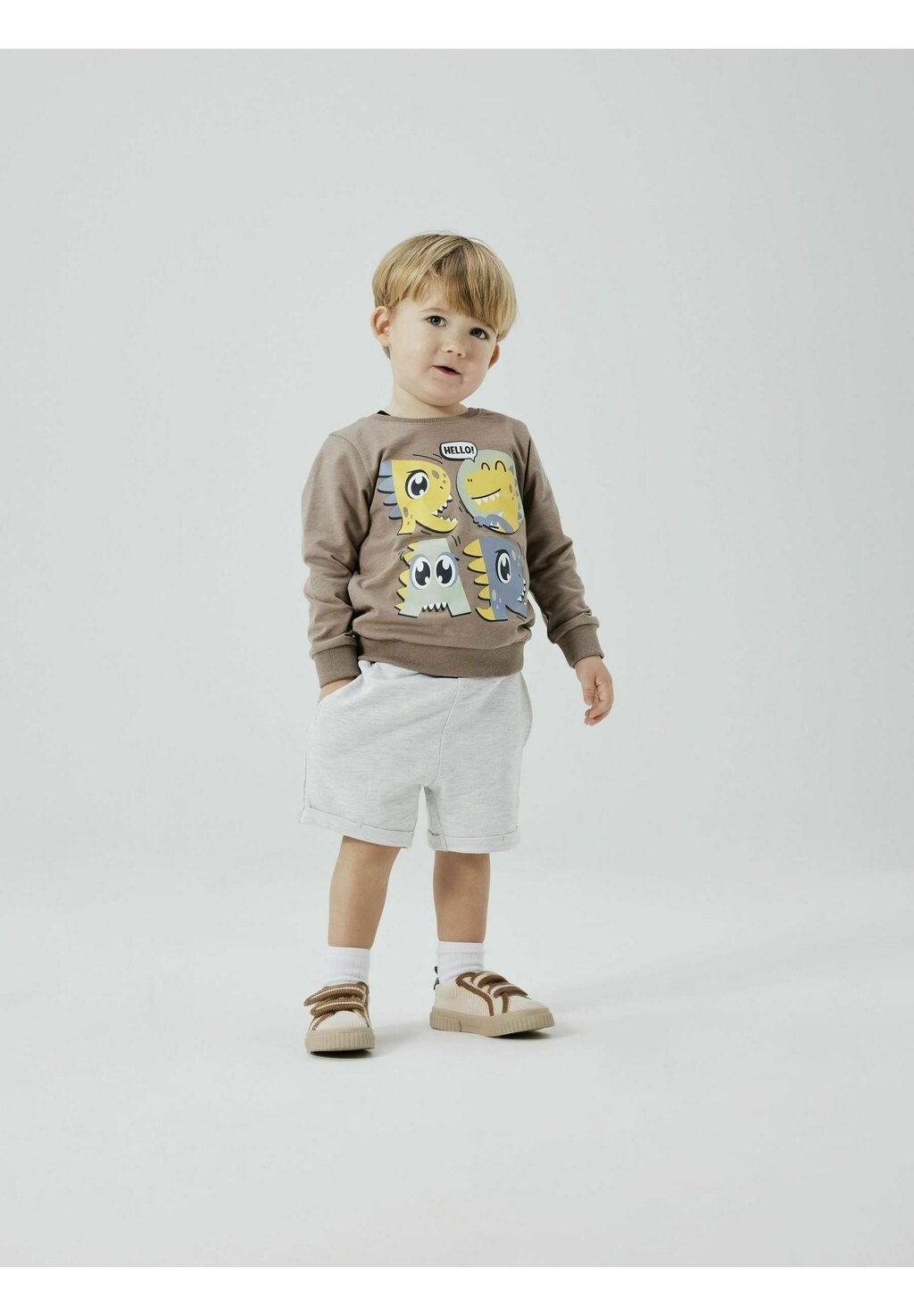 

Брюки спортивные LANGE Name it, цвет light grey melange