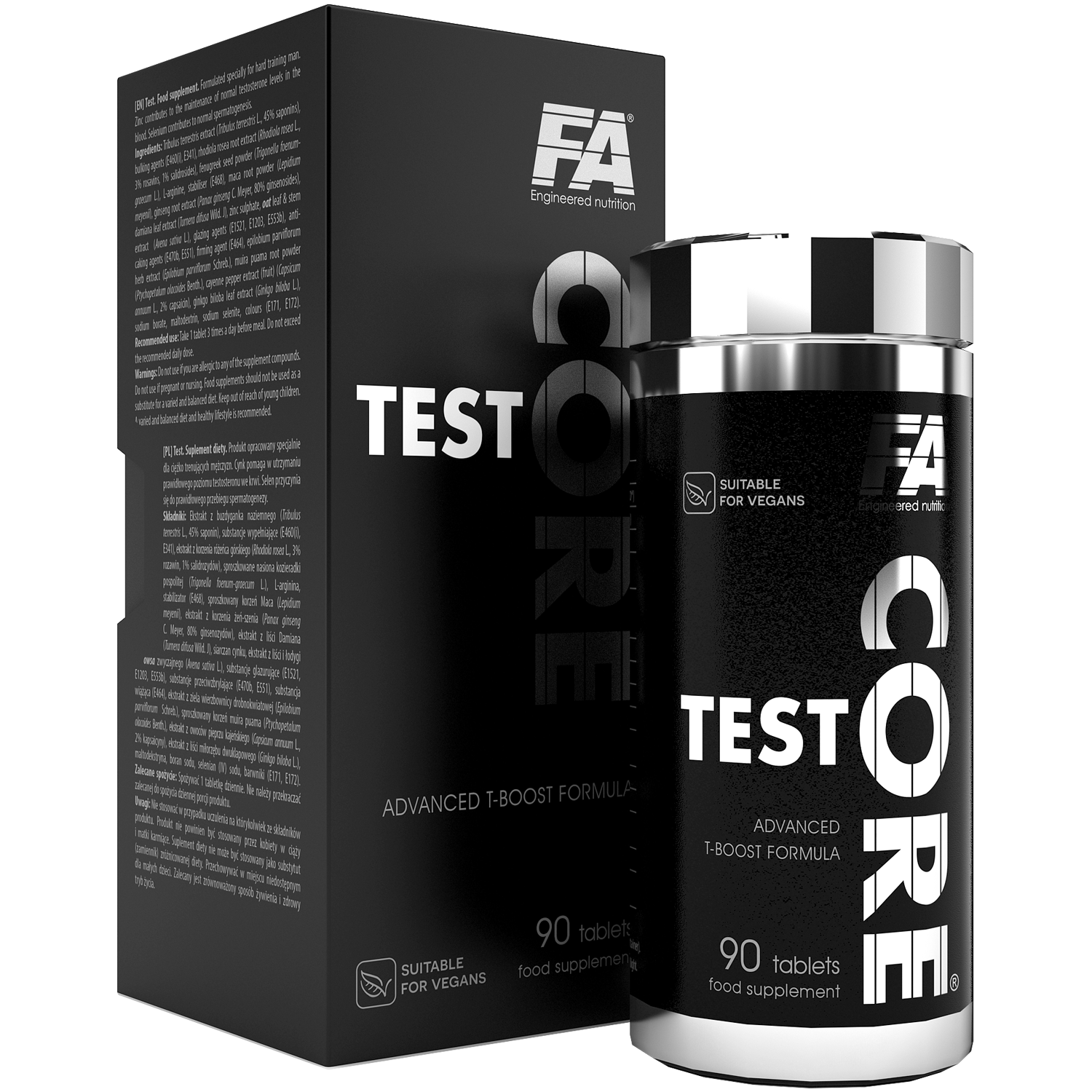 Fitness Authority Core Test биологически активная добавка, 90 таблеток/1 упаковка hanoju биологически активная добавка чага 90 таблеток