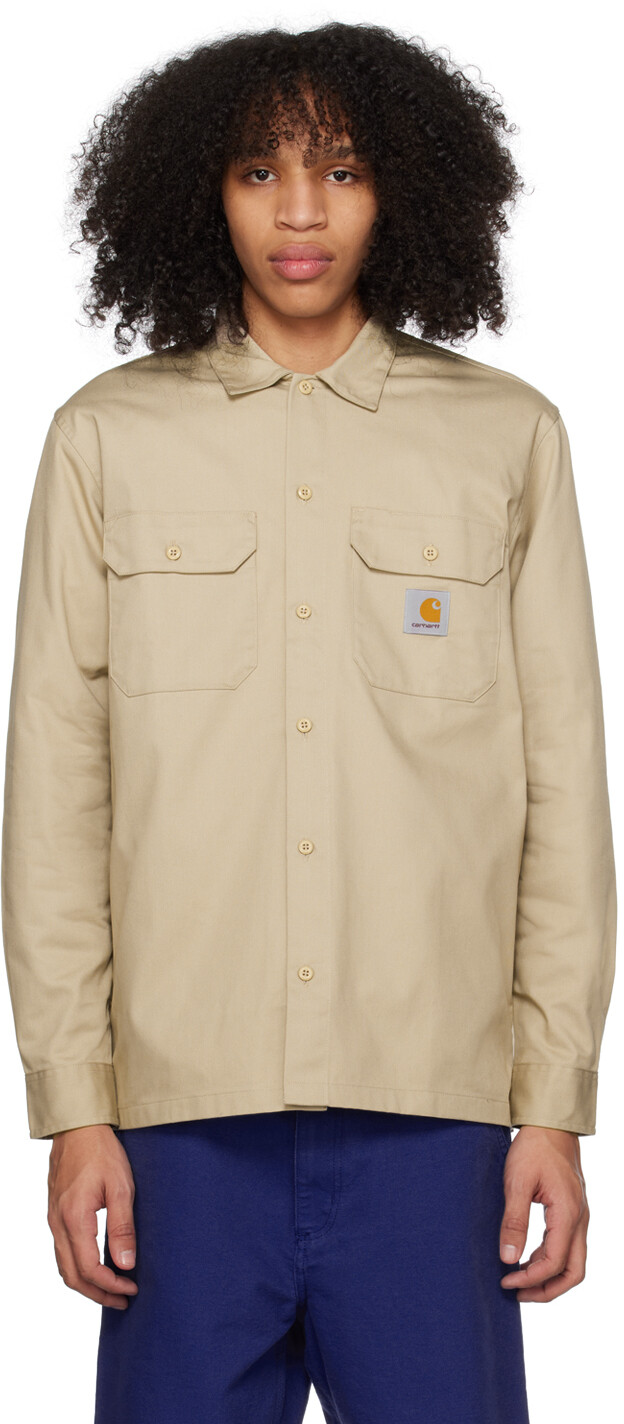

Бежевая рубашка Master Carhartt Work In Progress