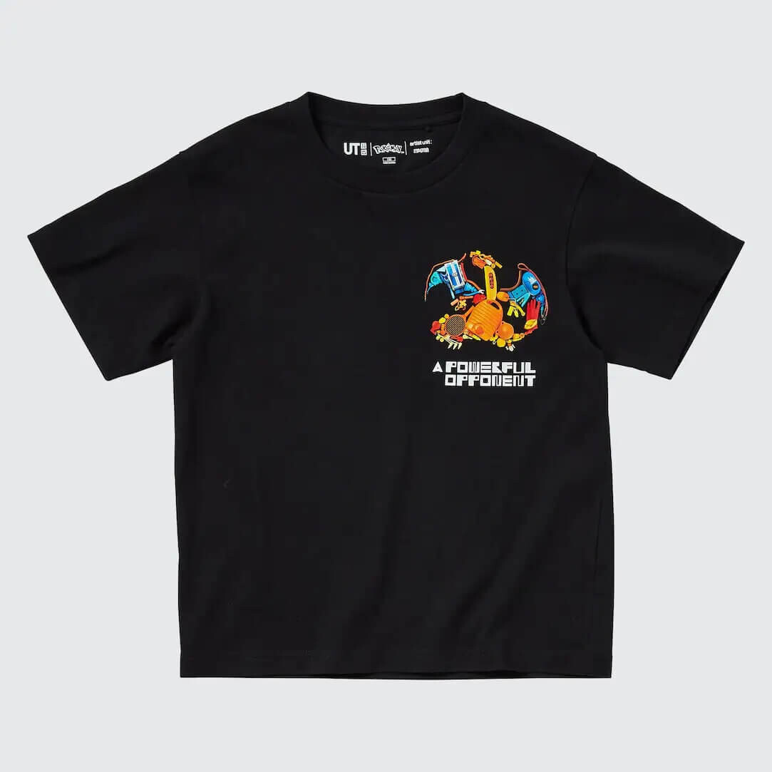 

Детская футболка Uniqlo Pokémon Meets Artist Ut Graphic, черный