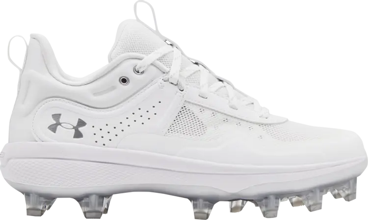 

Бутсы Under Armour Wmns Glyde MT TPU White Metallic Silver, белый