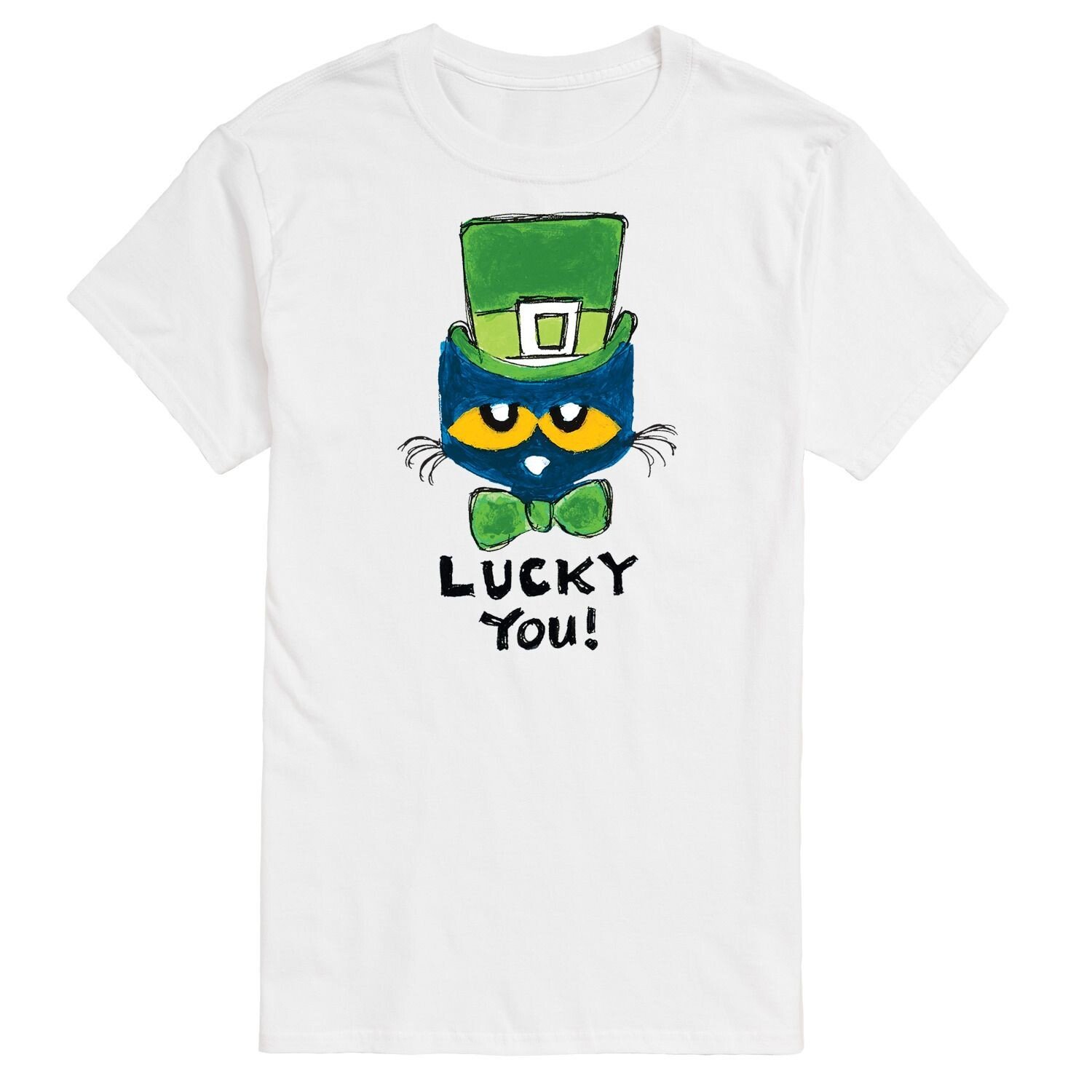 

Мужская футболка Pete Cat Lucky You Licensed Character