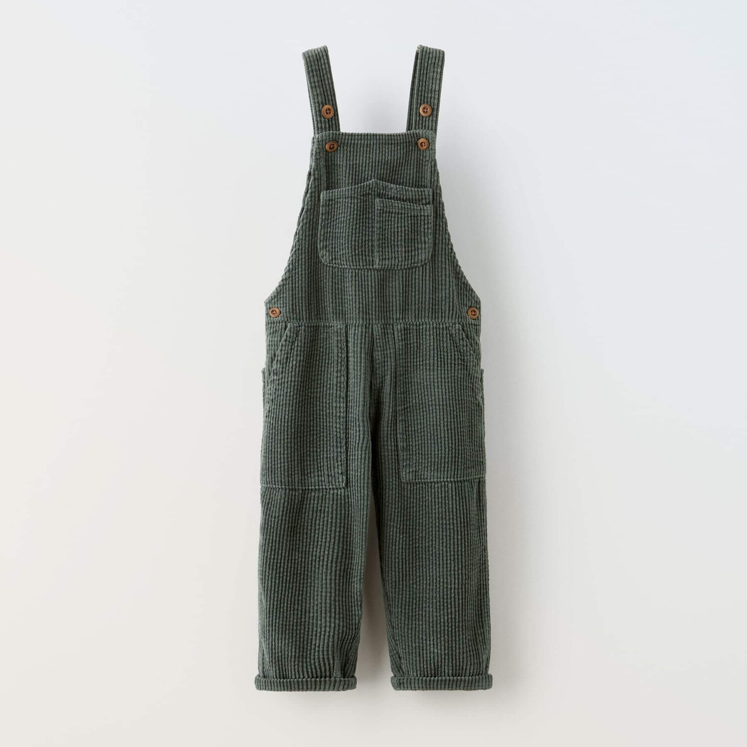 

Полукомбинезон Zara Corduroy, зелено-голубой